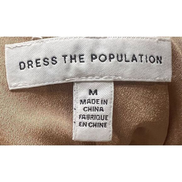 Dress the Poplulation Isabelle Lace Mermaid Dress in Blush Multi NWOT Size Mediu - Picture 6 of 7